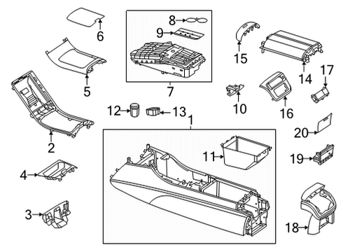 TRIM MOLDING Diagram for 223-680-60-07