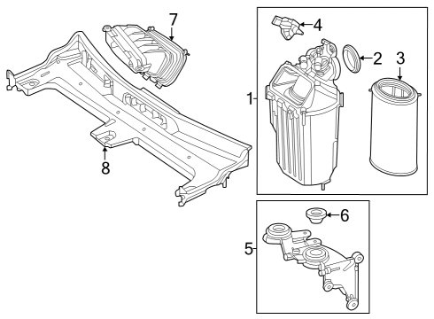 Air Cleaner Assembly Gasket Diagram for 139-096-04-00