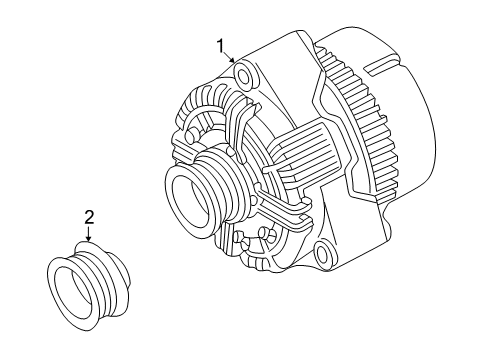 2005 Mercedes-Benz C230 Alternator Diagram 3