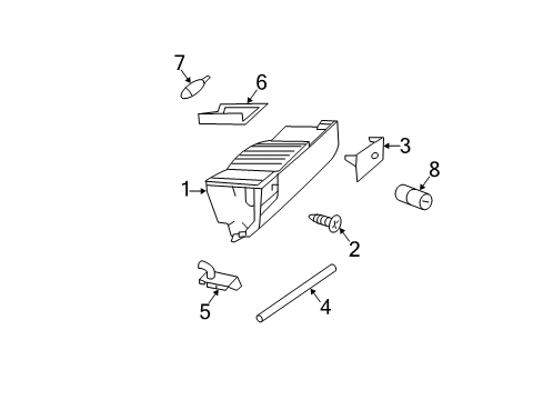 2012 Mercedes-Benz Sprinter 2500 Glove Box Diagram