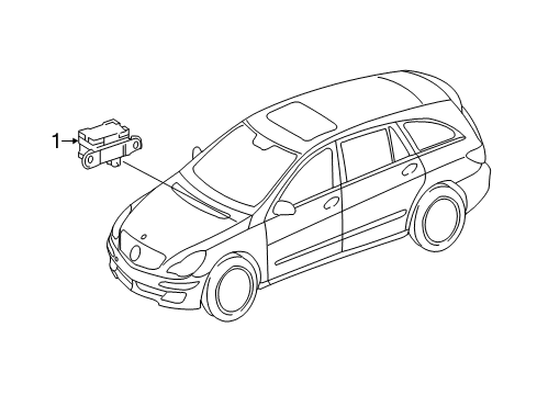 2012 Mercedes-Benz R350 Stability Control Diagram