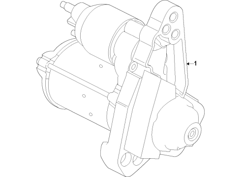 2020 Mercedes-Benz A220 Starter Diagram