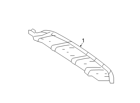 2009 Mercedes-Benz R350 High Mount Lamps Diagram