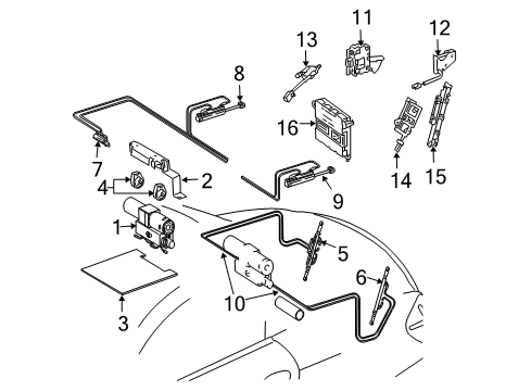 2010 Mercedes-Benz SLK55 AMG Motor & Components