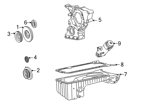 Oil Filter Housing Diagram for 606-180-09-10