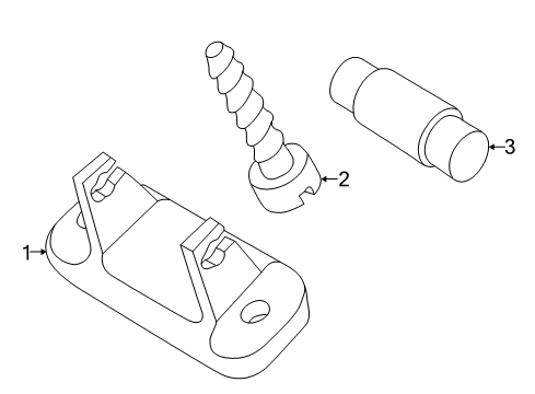 License Lamp Diagram for 202-820-04-56