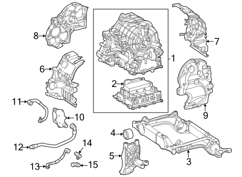 2023 Mercedes-Benz EQE 350 SUV Electrical Components Diagram 1