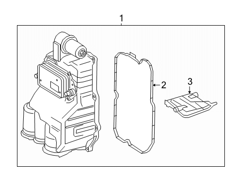 2021 Mercedes-Benz CLA45 AMG Case & Related Parts Diagram