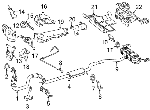 Muffler & Pipe Diagram for 156-490-00-21