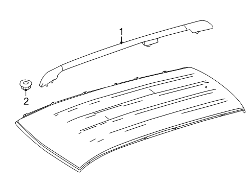 Roof Rack Diagram for 204-890-12-93