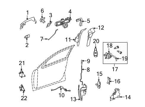 Front Cover Diagram for 204-723-09-08