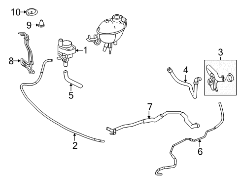 2014 Mercedes-Benz E350 Windshield - Wiper & Washer Components Diagram 3