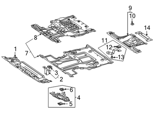 Rear Bracket Diagram for 167-524-23-00