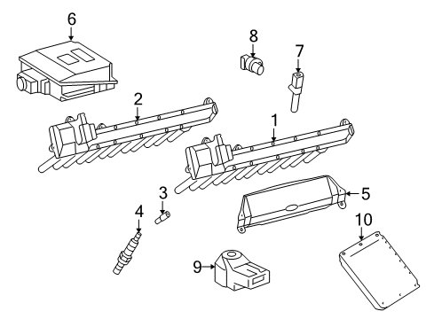 Ignition Coil Diagram for 275-150-07-80-80