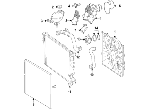 2021 Mercedes-Benz GLE580 Powertrain Control Diagram 5