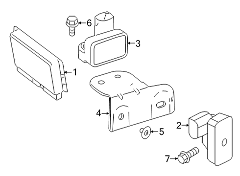 2022 Mercedes-Benz E350 Stability Control Diagram 1