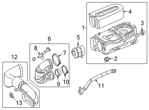 2016 Mercedes-Benz GLE300d Air Intake