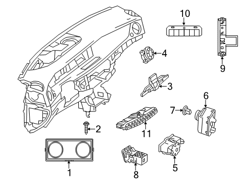 2017 Mercedes-Benz S550 Switches Diagram 2