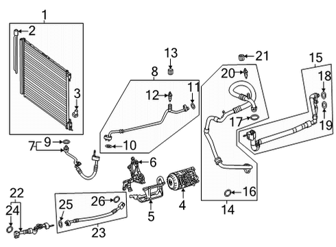 Condenser Assembly Cap Diagram for 140-988-00-35