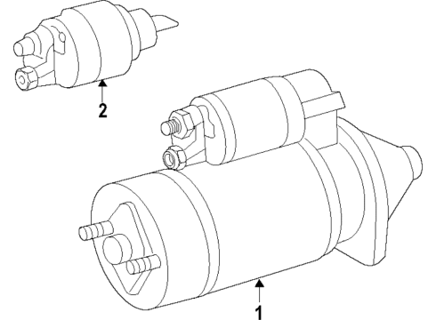 2019 Mercedes-Benz GLS63 AMG Starter, Charging Diagram