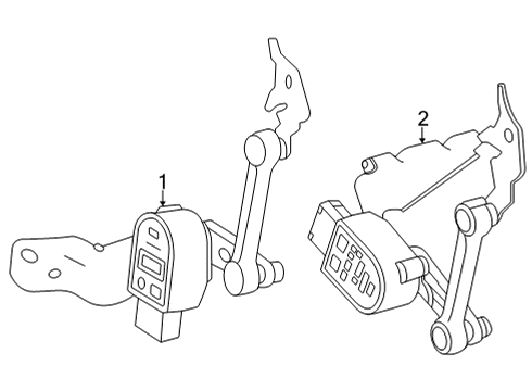 2020 Mercedes-Benz AMG GT Electrical Components Diagram 2