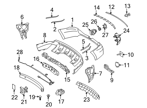 2006 Mercedes-Benz ML500 Parking Aid Diagram 4