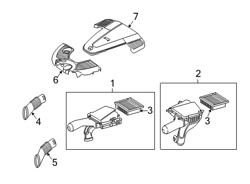 Air Cleaner Diagram for 275-090-14-01