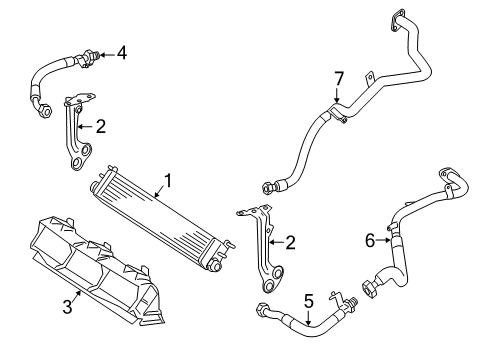 2011 Mercedes-Benz SL65 AMG Oil Cooler Diagram