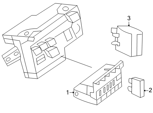 2013 Mercedes-Benz GLK250 Fuse & Relay Diagram 3