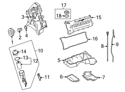 2009 Mercedes-Benz CLS63 AMG Filters Diagram 2