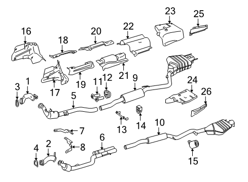 Front Pipe Diagram for 278-140-02-08