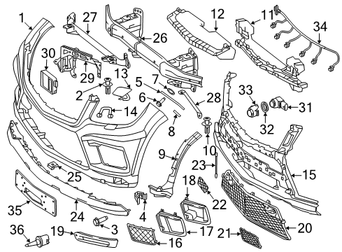 2016 Mercedes-Benz GL350 Parking Aid Diagram 4