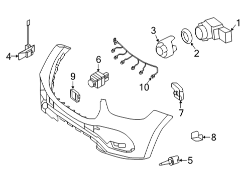 2020 Mercedes-Benz GLE450 Automatic Temperature Controls Diagram 4