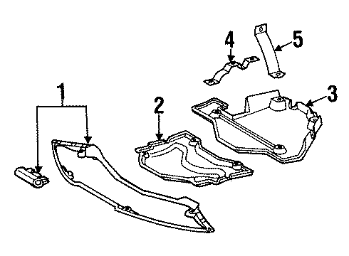 1993 Mercedes-Benz 300SD Splash Shields