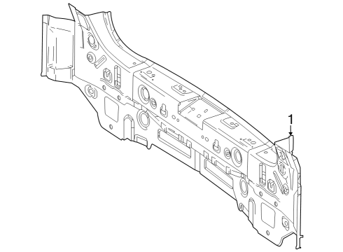 2023 Mercedes-Benz EQB 350 Rear Body Diagram