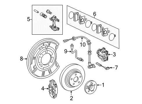 2011 Mercedes-Benz SL65 AMG Anti-Lock Brakes Diagram 3