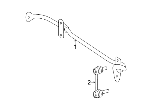 2012 Mercedes-Benz R350 Rear Suspension, Control Arm Diagram 3