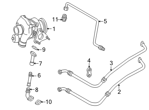 Turbocharger Diagram for 606-096-00-99-80