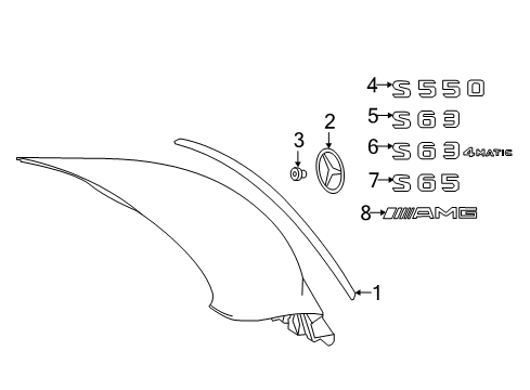 Molding Diagram for 217-757-00-89-64