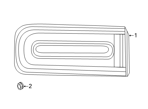 Tail Lamp Assembly Diagram for 463-906-53-01