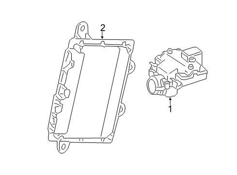 2014 Mercedes-Benz CLS63 AMG Electrical Components Diagram 3