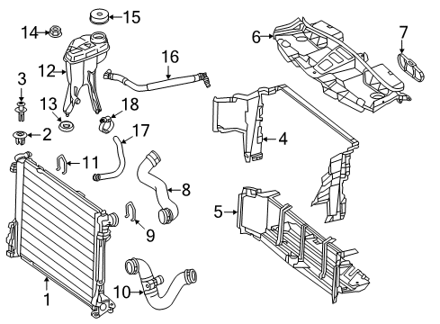 Intake Cover Cover Diagram for 204-505-01-88