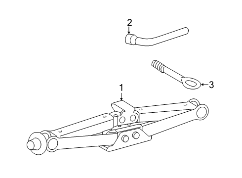 2023 Mercedes-Benz CLS450 Jack & Components Diagram