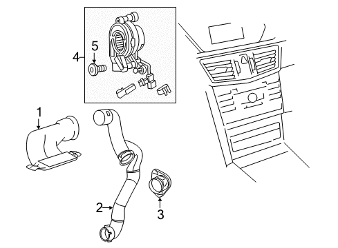 2015 Mercedes-Benz E63 AMG S Ducts Diagram 1