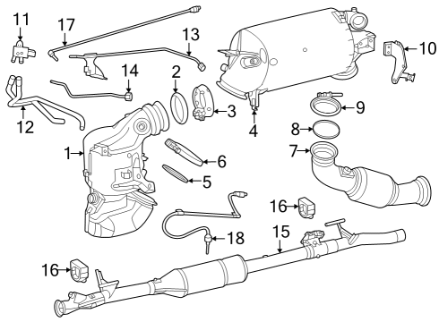 Converter Gasket Diagram for 000-492-00-00