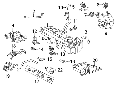 2003 Mercedes-Benz CLK320 Senders Diagram