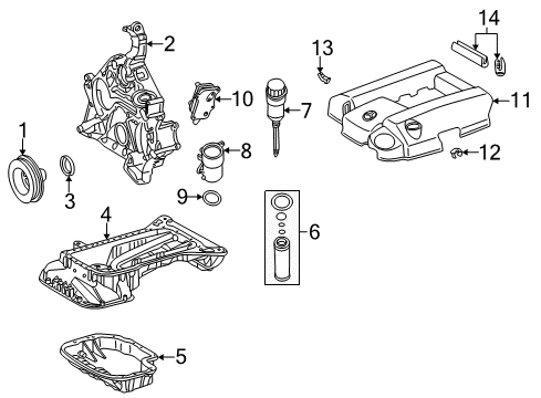 1999 Mercedes-Benz C280 Filters Diagram 2