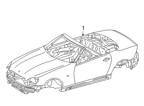 1998 Mercedes-Benz SLK230 Body Shell