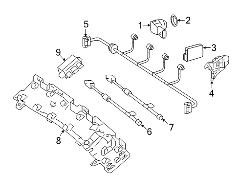 2018 Mercedes-Benz GLA250 Parking Aid Diagram 6