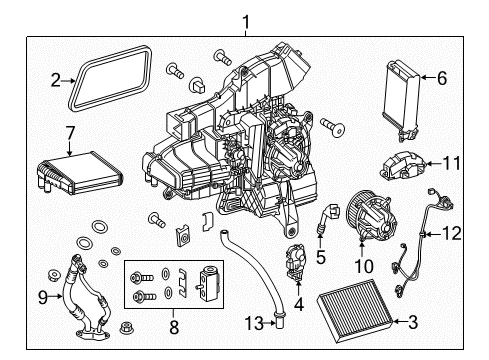 2018 Mercedes-Benz Metris Automatic Temperature Controls Diagram 2